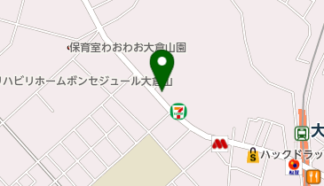 大倉山整骨院の地図画像