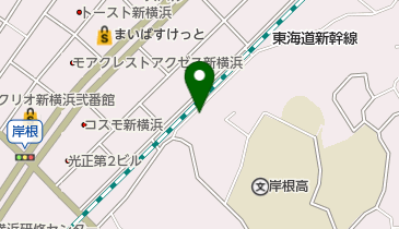 新横浜陶芸教室クラアート21の地図画像