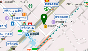 リーガルシューズ新横浜プリンスペペ店の地図画像
