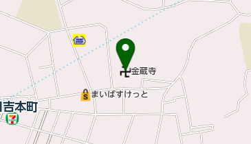 金蔵寺の地図画像