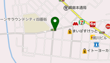 つなしま動物病院の地図画像