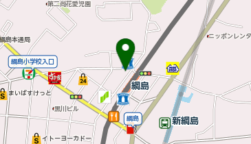 有限会社中森 本店の地図画像