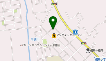 富士の湯の地図画像