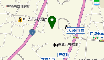 フリースペースすずらんの地図画像