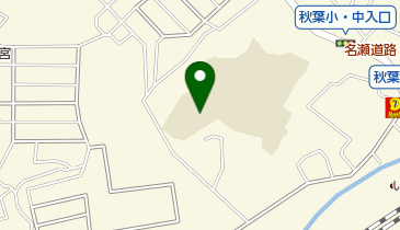 秋葉小学校放課後キッズクラブの地図画像