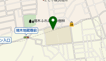 境木小学校はまっ子ふれあいスクールの地図画像