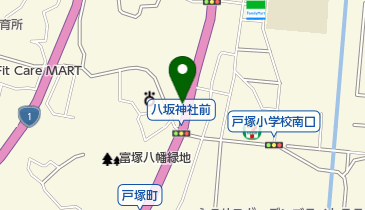 しらやま呉服店の地図画像