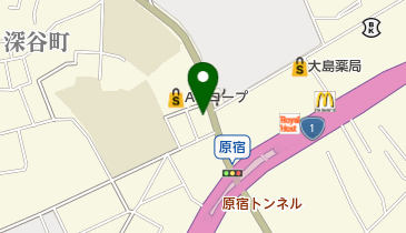 田畑ふとん店の地図画像