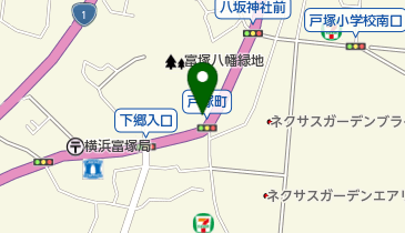 冨塚八幡宮の地図画像