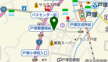 大和屋洋品店の地図画像