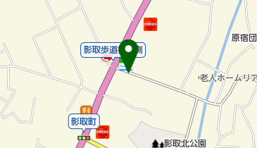 カガミ理容の地図画像