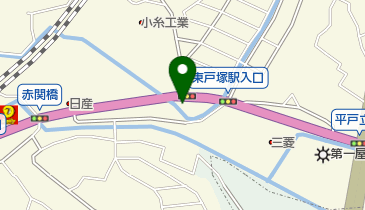 峰本そば東戸塚店の地図画像