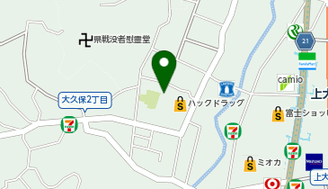 ダンススタジオハーモニーの地図画像