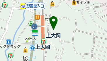 クロロフイル上大岡美顔教室の地図画像