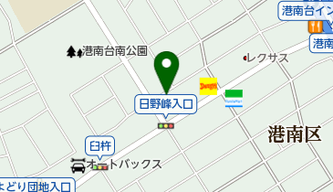 スズキ販売港南の地図画像