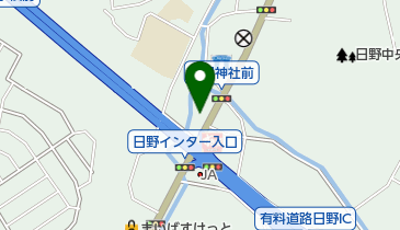 ひの動物病院の地図画像