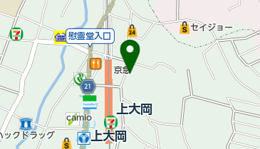 シェルターの地図画像