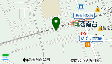 美容室TBK港南台店の地図画像