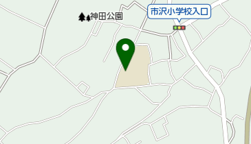 市沢小学校はまっ子ふれあいスクールの地図画像