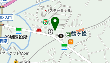デリカキング鶴ヶ峰店の地図画像