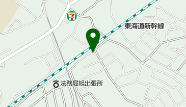 万騎が原動物病院の地図画像