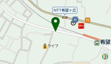 美容室ハッツの地図画像