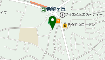 髪切り屋おおかわの地図画像