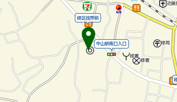 緑公会堂の地図画像