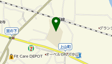 中山小学校放課後キッズクラブの地図画像
