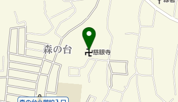 慈眼寺の地図画像