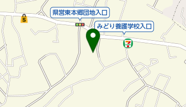 東本郷会館の地図画像