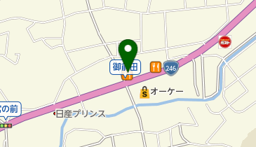 タイヤショップ長津田の地図画像