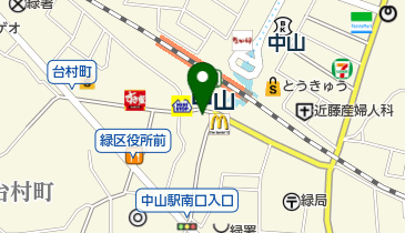 奥津園の地図画像