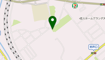 笠間田立町内会の地図画像