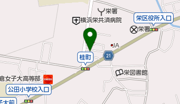 ヘアージャングルテツの地図画像