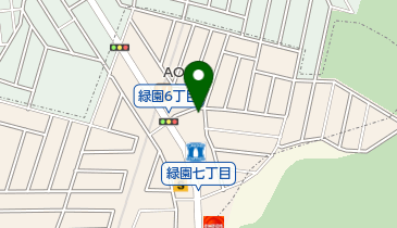 緑園動物病院の地図画像