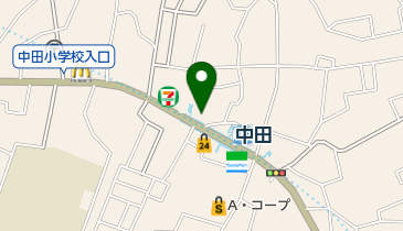 阿部薬局 中田店の地図画像