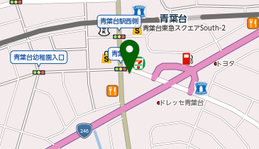 堀野書道学校青葉台校の地図画像