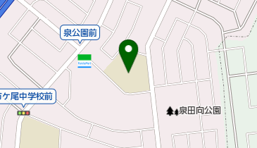 荏田西小学校はまっ子ふれあいスクールの地図画像