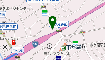 横浜市金庫センターの地図画像