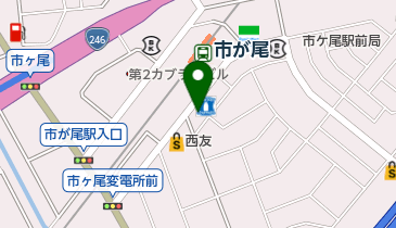 ゴルフショップ市が尾の地図画像