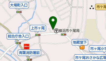 青葉動物病院の地図画像