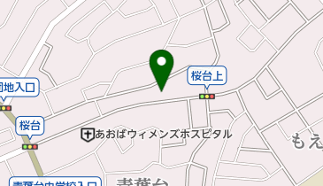 可愛動物病院の地図画像