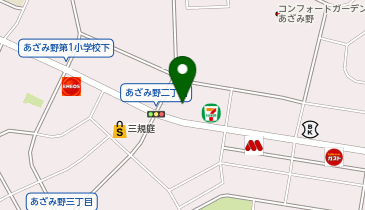 ペットフォレストあざみ野店の地図画像