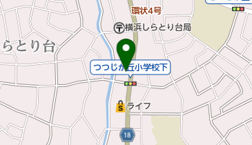 ヘアーサロンしらとりの地図画像