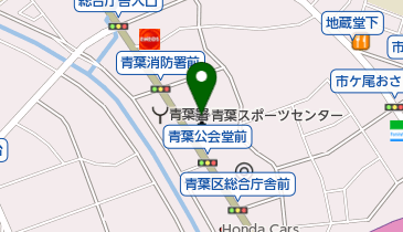 青葉区役所 総合案内の地図画像