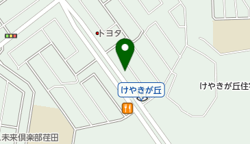 けやきが丘動物病院の地図画像