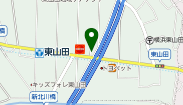 東山田動物病院の地図画像