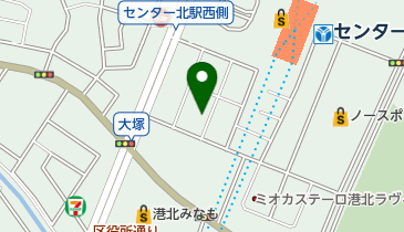 レディース鍼灸・子陵の地図画像