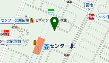 M.SLASHセンター北店の地図画像